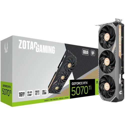 Placa video Zotac nVidia GeForce RTX 5070 Ti Solid SFF 16GB, GDDR7, 256 bit