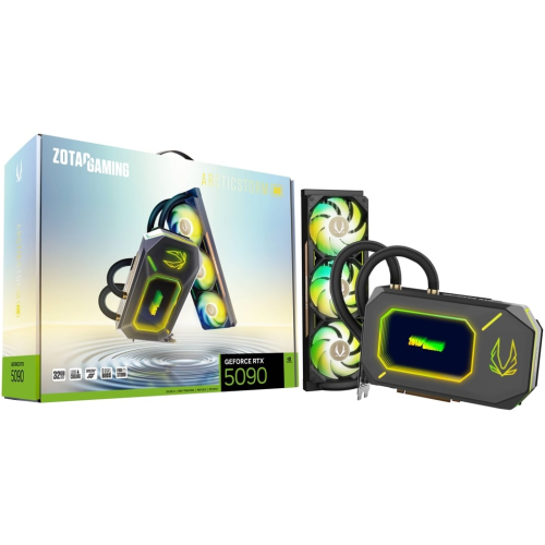 Placa video Zotac nVidia GeForce RTX 5090 ARCTICSTORM AIO 32GB, GDDR7, 512 bit