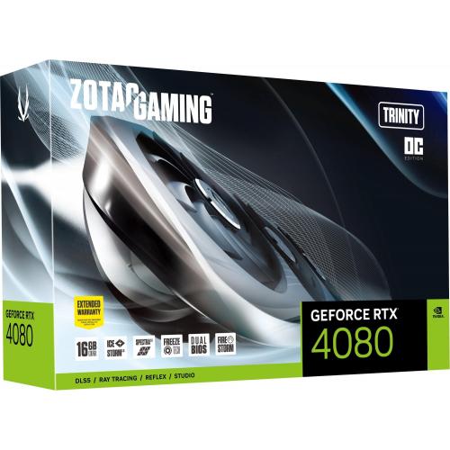Placa video Zotac nVidia GeForce RTX 4080 Trinity OC 16GB, GDDR6X, 256bit